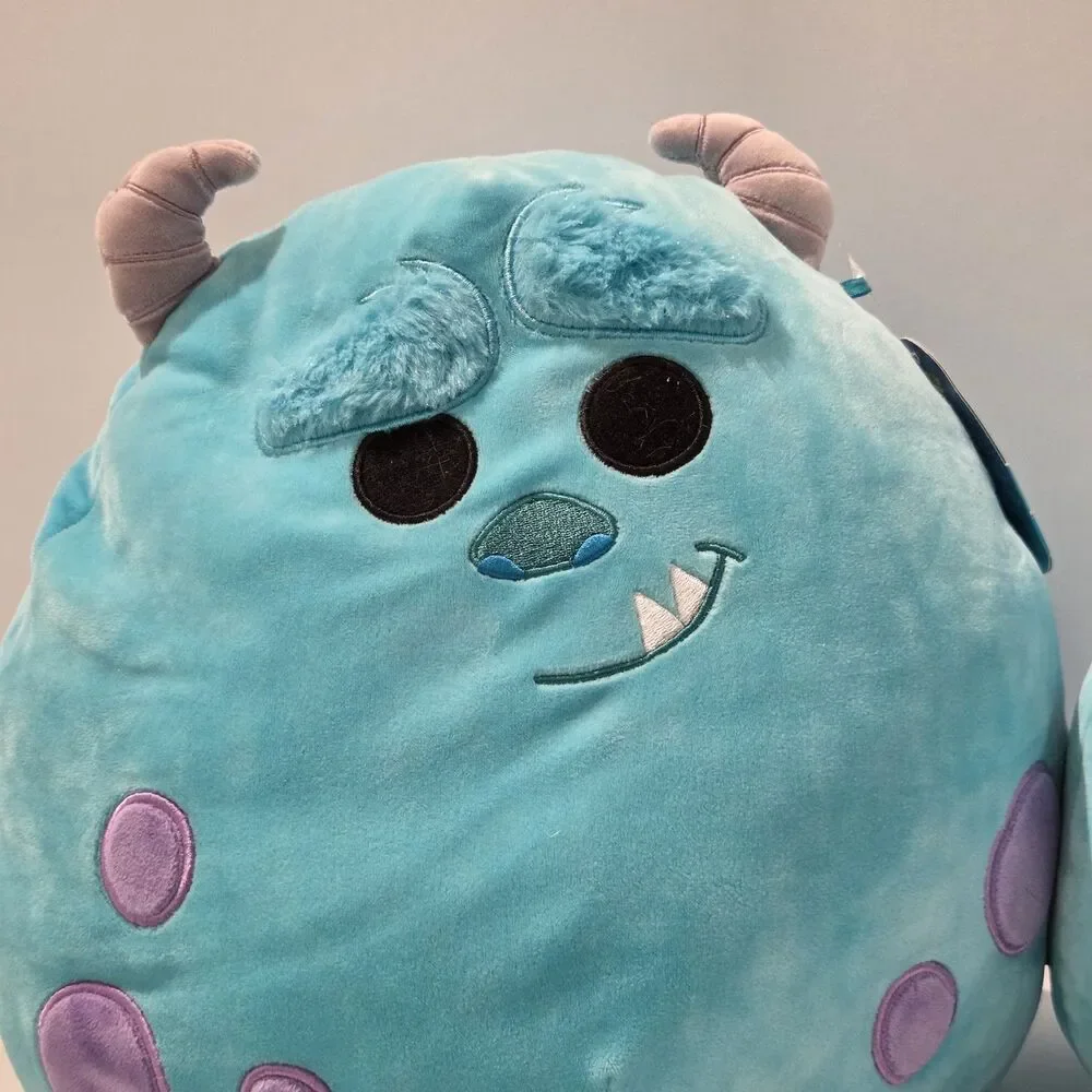 2 Squishmallow Large Small Disney Pixar SULLEY With Tags, Super Cute